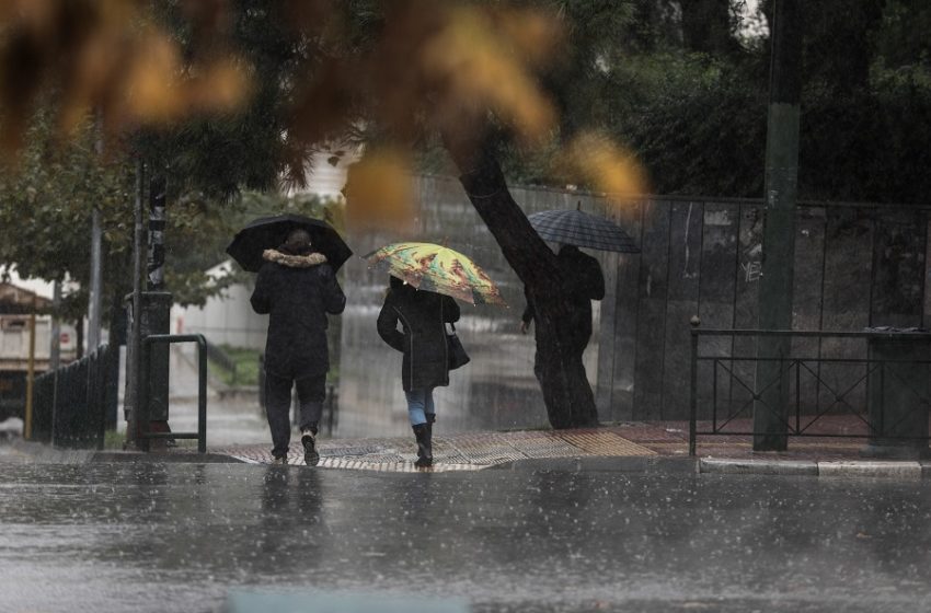  Έκτακτο δελτίο επιδείνωσης του καιρού – Βροχές, καταιγίδες, θυελλώδεις άνεμοι