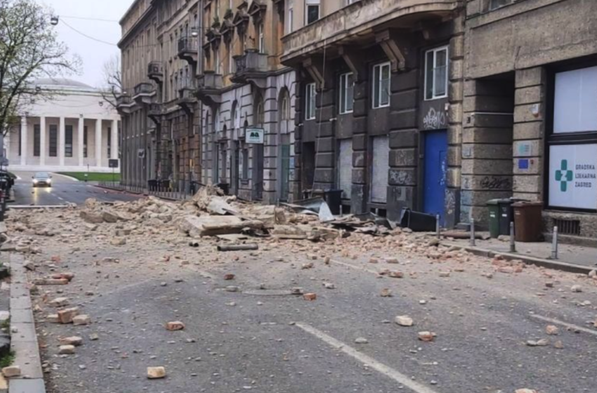  Δίδυμος σεισμός στο Ζάγκρεπ – Μεγάλες ζημιές (εικόνες,vid)