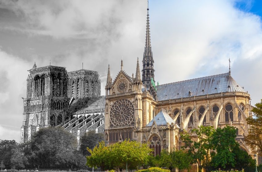  Ένας χρόνος από την πυρκαγιά στην Notre Dame – “Θα την ανοικοδομήσουμε σε πέντε χρόνια” λέει ο Μακρόν (vid)