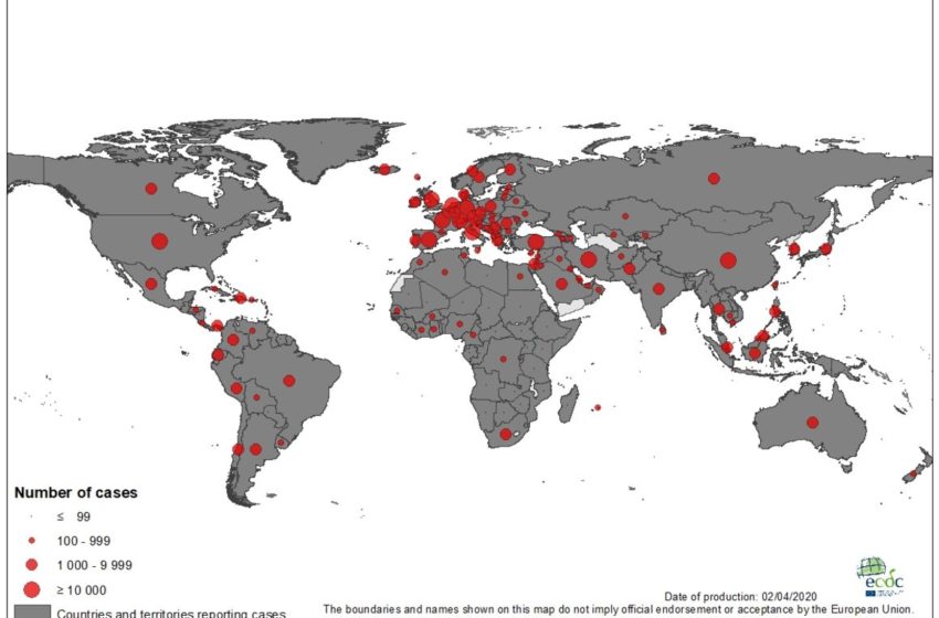  Κοροναϊός: Πάνω από 50.000 οι νεκροί – Έσπασε το φράγμα του 1 εκατ. κρουσμάτων σε όλο τον κόσμο