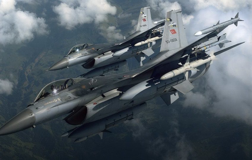  Αναχαίτιση τουρκικών F-16 πάνω από τις Οινούσσες