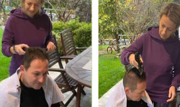  Haircut αλά Πέτσα: Ο κυβερνητικός εκπρόσωπος κουρεύτηκε…σπίτι του και ανέβασε τις εικόνες στα social media