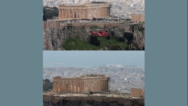  Εικόνες από την Αθήνα πριν και την εποχή του κοροναϊού