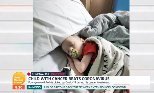  Τετράχρονος με καρκίνο νίκησε τον κοροναϊό – Τον κόλλησε στο νοσοκομείο (vid)