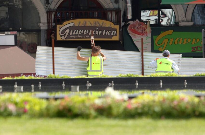  Η νέα πλατεία Ομονοίας αποκαλύπτεται – Ανάβει… και το συντριβάνι (εικόνες)
