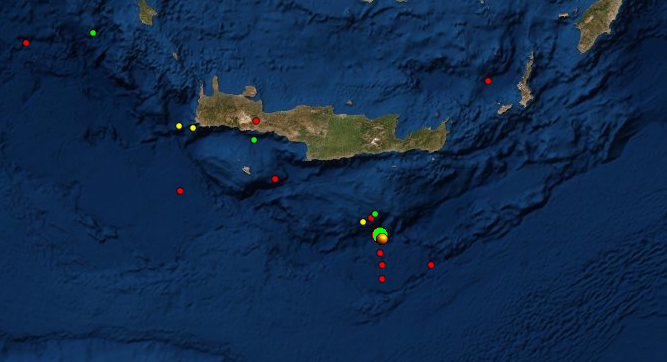  Νέος σεισμός στην Κρήτη