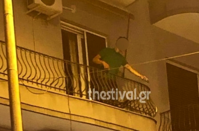 Θεσσαλονίκη: Βγήκε στο μπαλκόνι μεθυσμένος και πετούσε γλάστρες σε θαμώνες μπαρ (vid)
