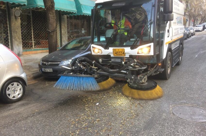  Kυριακάτικη δράση καθαριότητας του Δήμου Αθηναίων στα Εξάρχεία