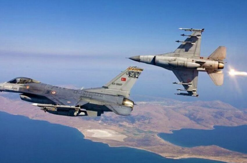  Μπαράζ τουρκικών προκλήσεων: F-16 πάνω από εννέα ελληνικά νησιά