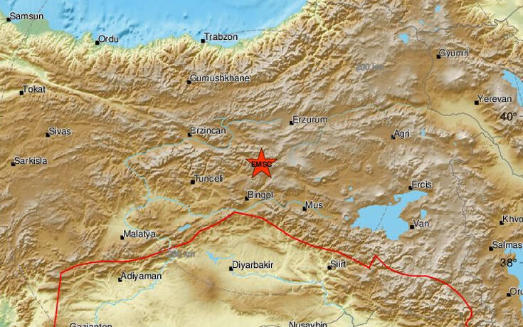  Σεισμός 5,5 Ρίχτερ στην Τουρκία