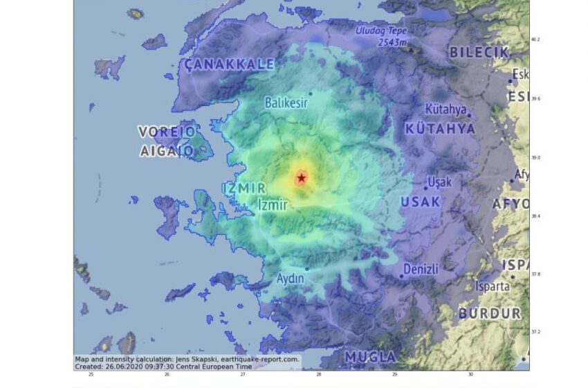 Ισχυρός σεισμός στην Τουρκία – Έγινε αισθητός και στα ελληνικά νησιά