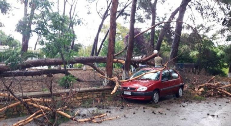  Καταστροφές στη Λέρο από την κακοκαιρία (εικόνες)