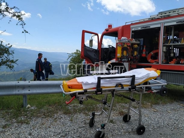  Αυτοκίνητο έπεσε σε γκρεμό στην Καστανιά Ημαθίας – 1 νεκρός