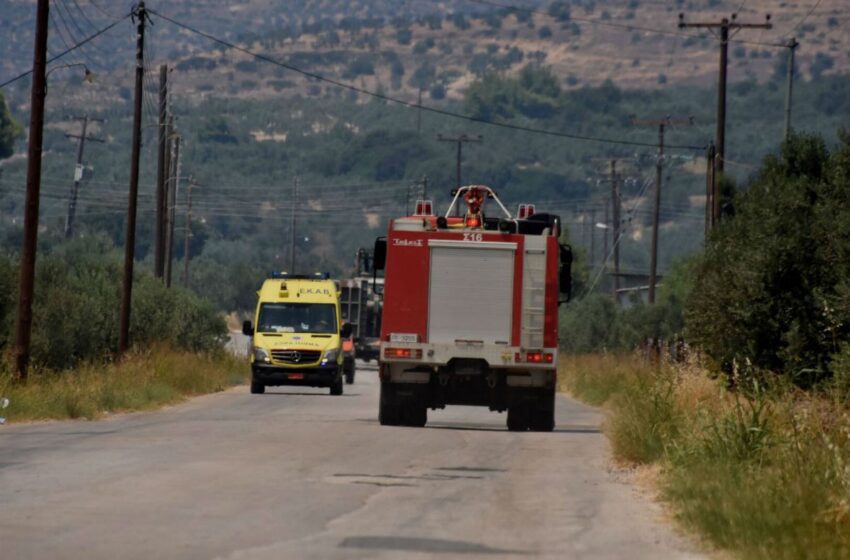  Συναγερμός: Φωτιά στο Διόνυσο