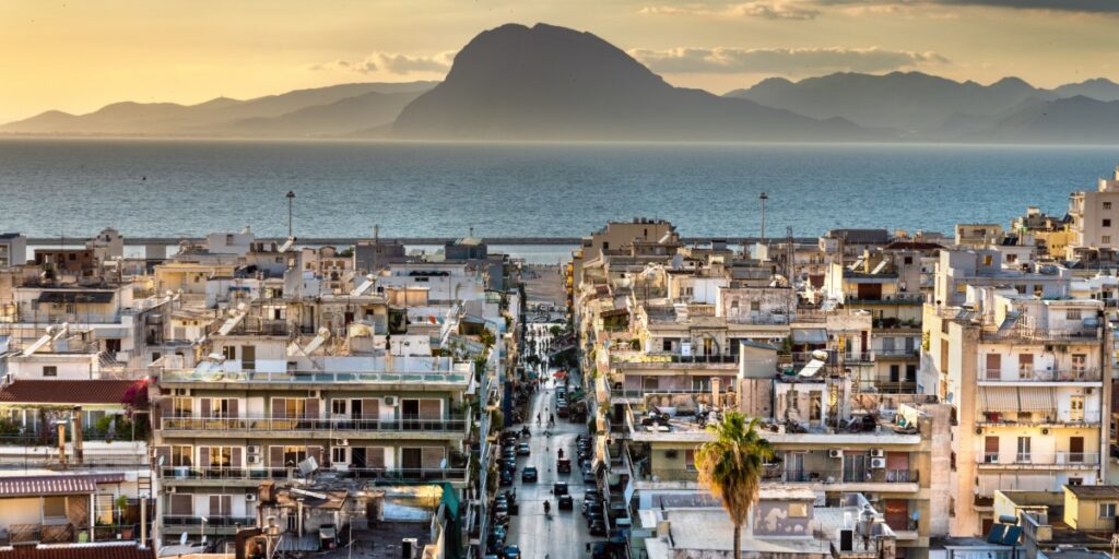 view city port patras colours architecture ferry routes ionian sea