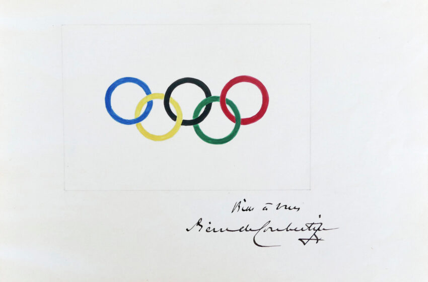  Σχέδιο της Ολυμπιακής σημαίας από τον Κουμπερτέν πωλήθηκε σε δημοπρασία έναντι 185.000 ευρώ