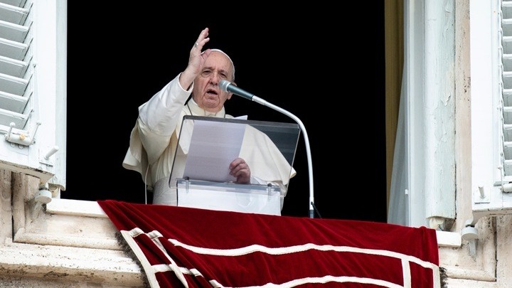  Την ανησυχία του για την κατάσταση στην Αν. Μεσόγειο εξέφρασε ο πάπας Φραγκίσκος