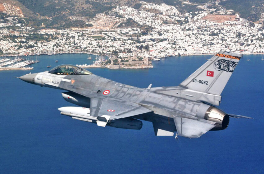  Τουρκικό F 16 παρ’ ολίγο να πέσει στη Χίο