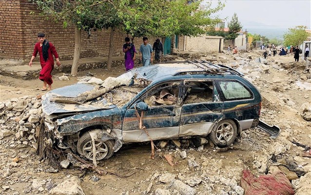  Περίπου 160 νεκροί από τις ξαφνικές πλημμύρες στο βόρειο Αφγανιστάν