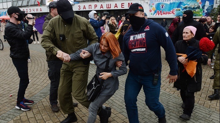  Λευκορωσία: Βίαιες συλλήψεις διαδηλωτών στην πρωτεύουσα Μινσκ