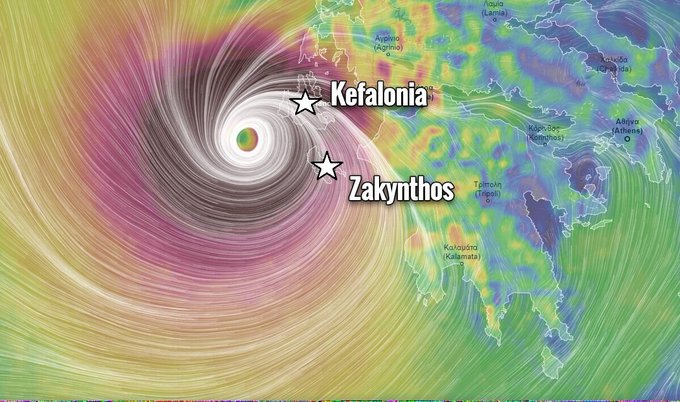  Severe Weather: Εξαιρετικά επικίνδυνος ο “Ιανός”, μπορεί να εξελιχθεί σε τυφώνα!