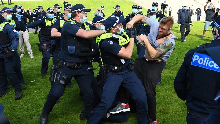  Διαδηλώσεις κατά του lockdown στη Μελβούρνη και το Σίδνεϊ