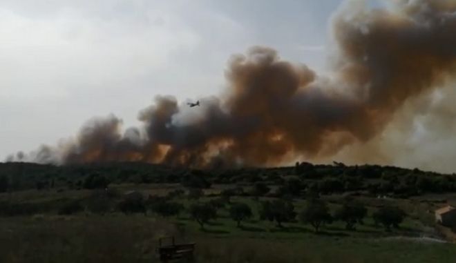  Φωτιά στο Αρχοντικό Λακωνίας