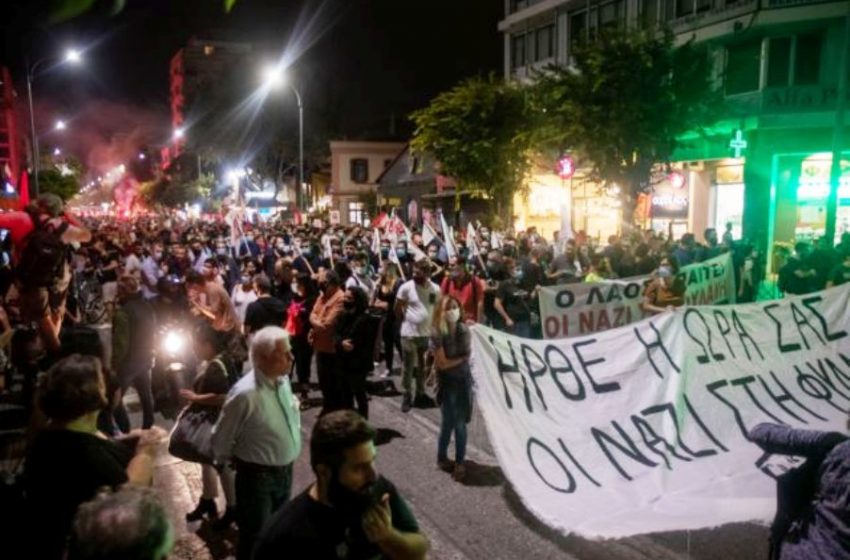  Αντιφασιστική πορεία στην Θεσσαλονίκη (vid)