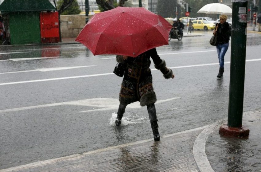  Λασποβροχές και αφρικανική σκόνη σε όλη τη χώρα την Κυριακή