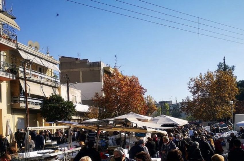  Στις λαϊκές αγορές της Θεσσαλονίκης δεν ισχύει το lockdown (vid)
