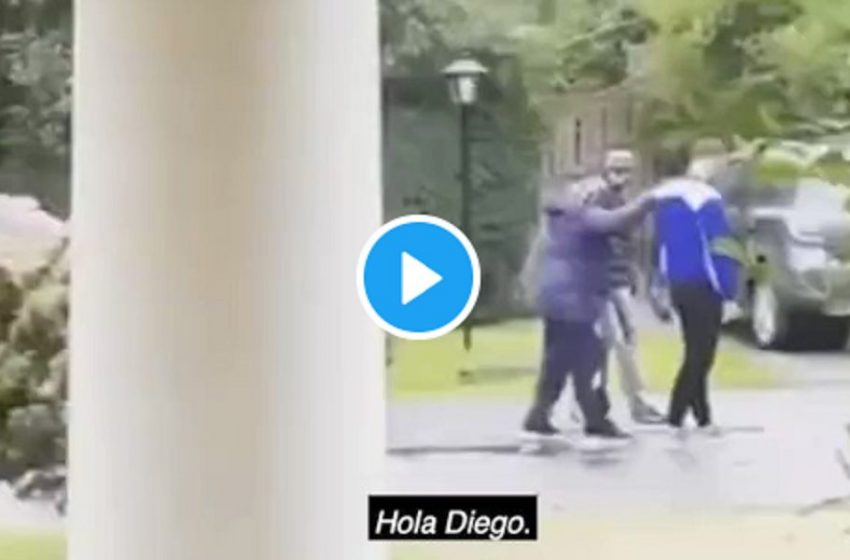  Το τελευταίο βίντεο με τον Μαραντόνα που έγινε viral: Λίγο μετά την επέμβαση δίνει χαρά σε ένα μικρό κοριτσάκι (vid)