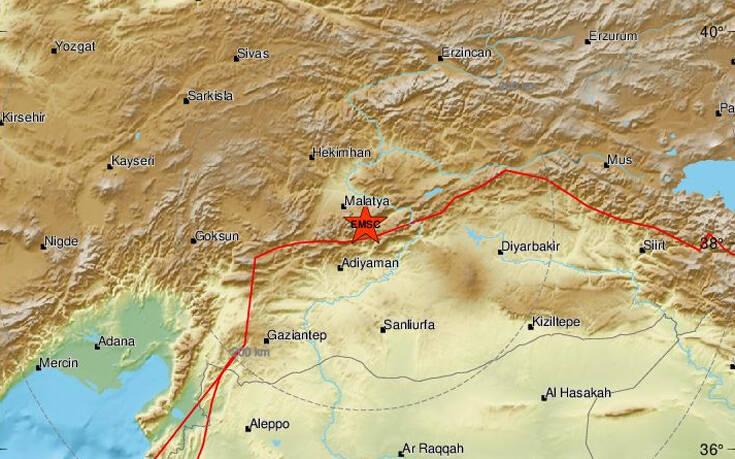  Σεισμός στην Τουρκία – Είχε μέγεθος 4,9 Ρίχτερ