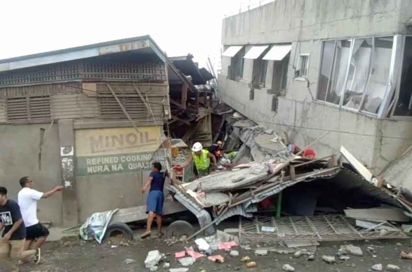  Ισχυρότατος σεισμός ανήμερα Χριστουγέννων στις Φιλιππίνες (vid)