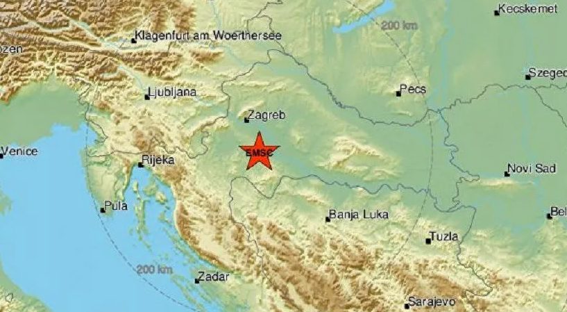  Ισχυρός σεισμός στην Κροατία
