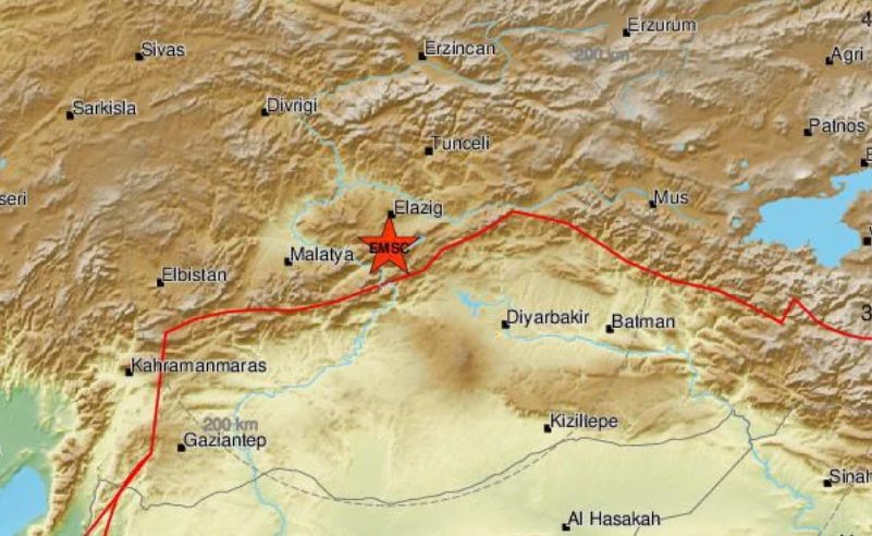  Ισχυρός σεισμός στην Τουρκία