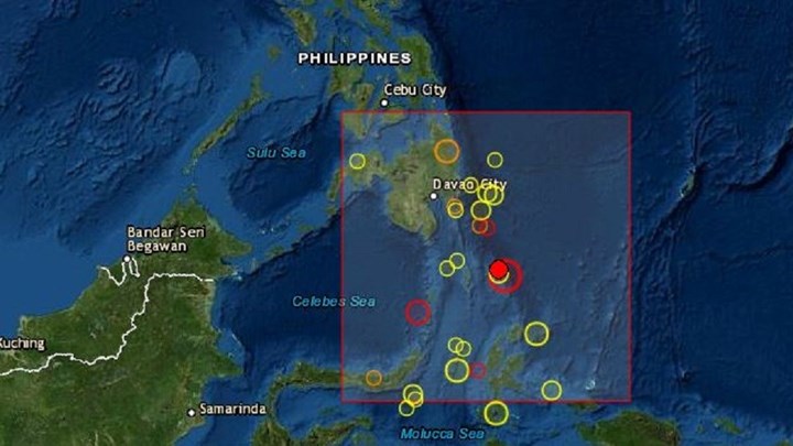  Σεισμός 7,1 Ρίχτερ κοντά στις Φιλιππίνες