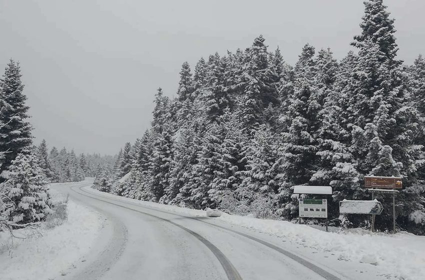  Σταμάτησε η χιονόπτωση στις περισσότερες περιοχές της Κ.Μακεδονίας – Απαραίτητες οι αλυσίδες