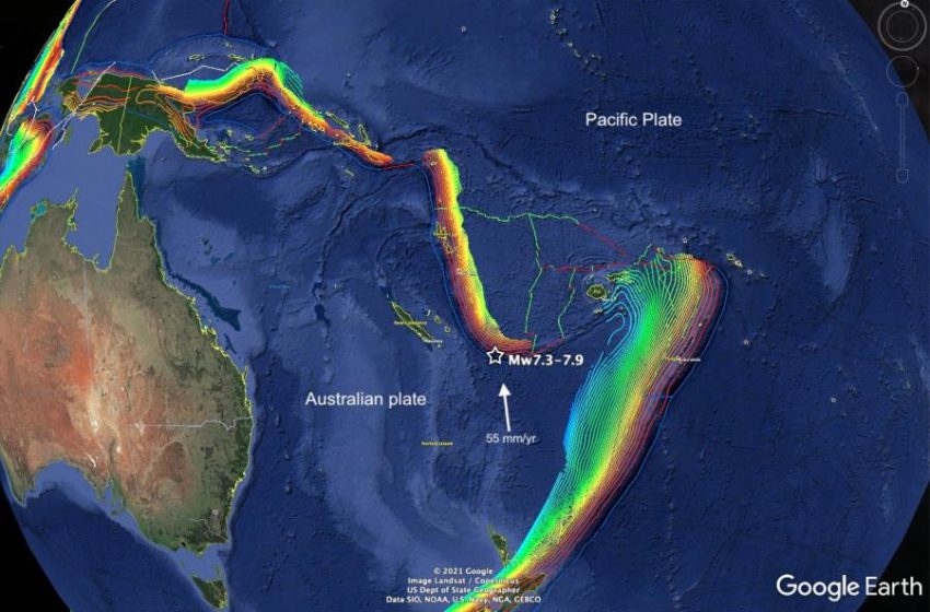  Σεισμός 7,6 Ρίχτερ ανοικτά της Νέας Καληδονίας