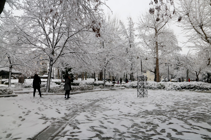  Χιόνισε στην πόλη της Φλώρινας