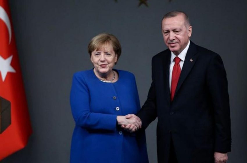  Τηλεδιάσκεψη Μέρκελ-Ερντογάν: “Στρατηγικός στόχος της Τουρκίας η ένταξη στην Ευρωπαϊκή Ένωση” – Επαφές και με Ντράγκι