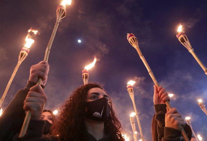  Διαδήλωση στο Γερεβάν για την 106η επέτειο από τη Γενοκτονία των Αρμενίων