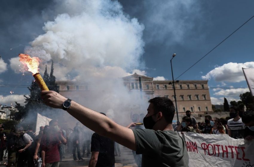  Ενταση μετά το τέλος του πανεκπαιδευτικού στην Αθήνα