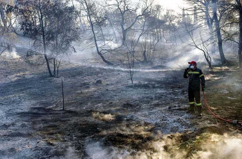  Οριοθετήθηκε η φωτιά στην Κορινθία, σε ύφεση στη Φθιώτιδα