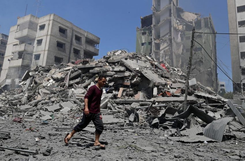  Γάζα: Πλάνα από drone μετά τους βομβαρδισμούς (vid)