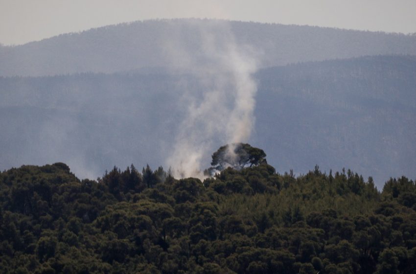  Φωτιά και στην Θήβα: Απειλεί κατοικίες