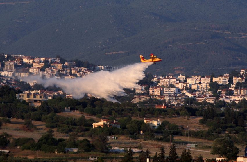  Οριοθετήθηκε η πυρκαγιά στον δήμο Πυλαίας – Χορτιάτη