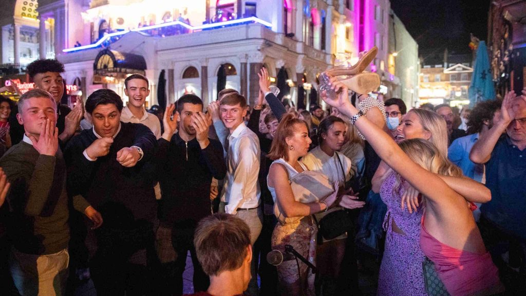 london after covid party