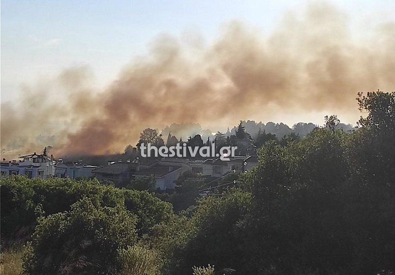  Θεσσαλονίκη: Πυρκαγιά στην Πυλαία – Eντολή για εκκένωση σπιτιών και απομάκρυνση κατοίκων  (vid)