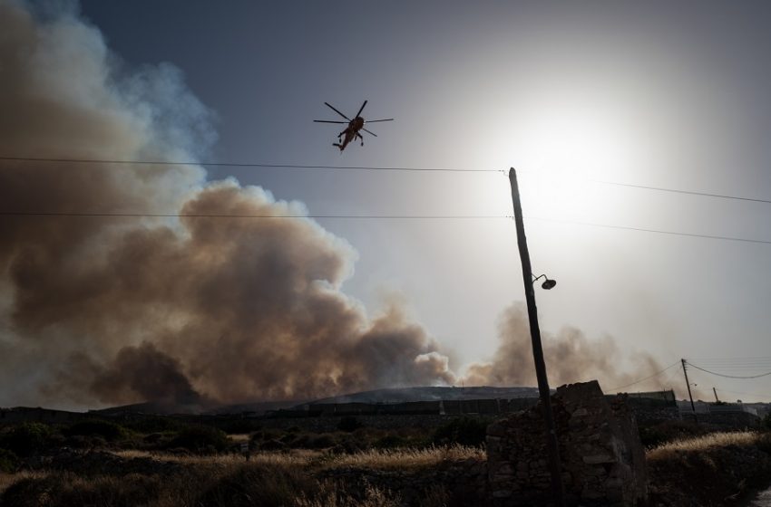  Φωτιά στη Σαλαμίνα: Δικογραφία σε βάρος ηλικιωμένου για εμπρησμό από αμέλεια