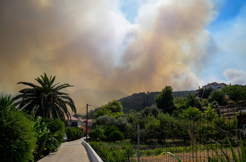  Φωτιά στο Σιδηρόκαστρο Λακωνίας